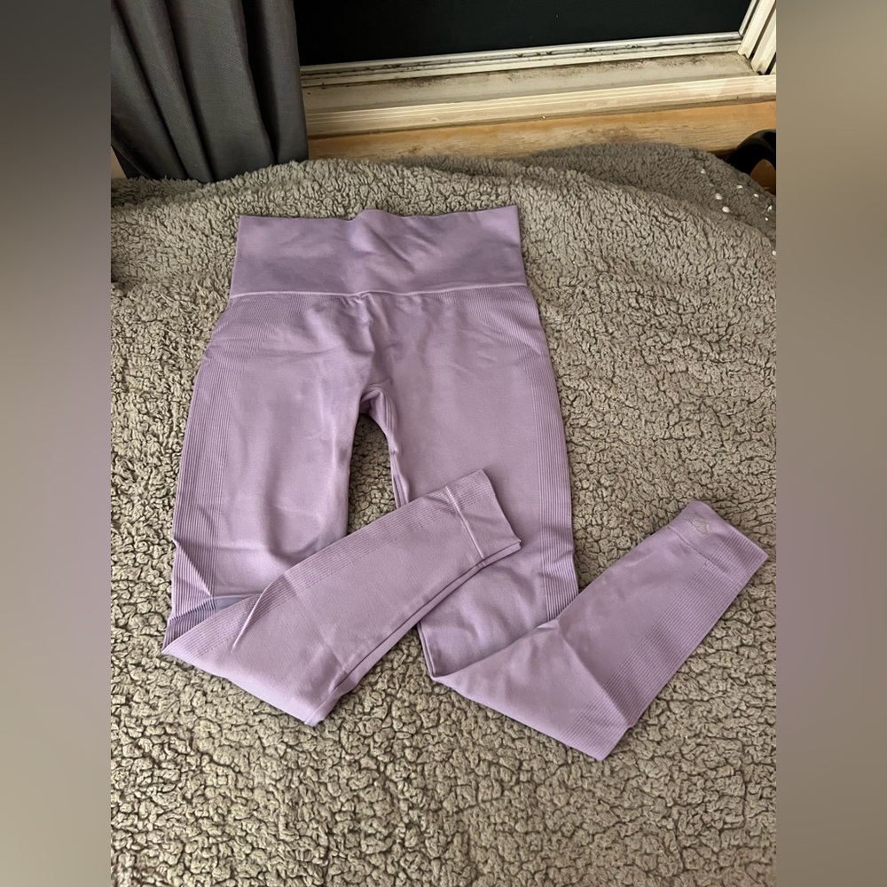 Purple active pants!
